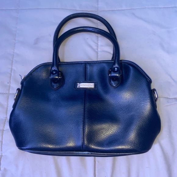 Liz claiborne navy blue handbag - Picture 1 of 5